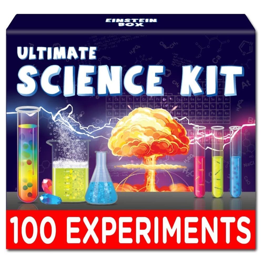The Einstein Box Ultimate Science Kit with 100 Experiments for Kids - NEW!!